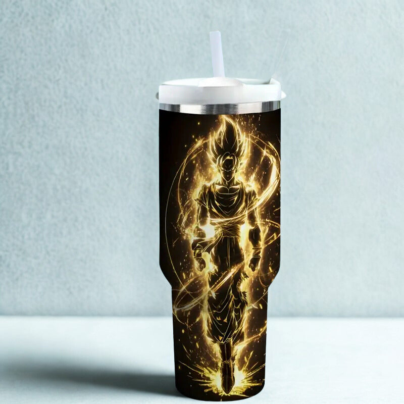 Dragon Ball Z -  Goku 1.2L Stainless Steel Tumbler - Gold